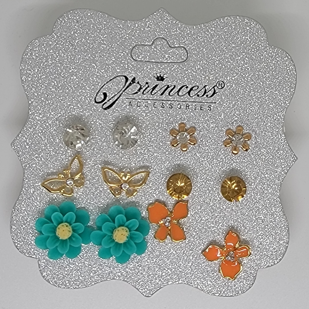 6 Pairs Of Stud Earrings 10$